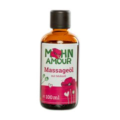 Massageöl 100ml - Diese Mischung aus erlesenen Ölen sorgt für geschmeidige Haut - Auf Basis von Mandelöl von Mohn Amour