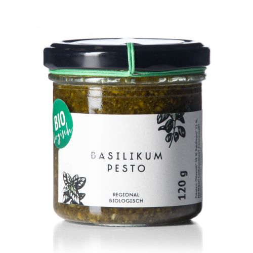 Bio Basilikum Pesto 120g von Gutes aus Obritz