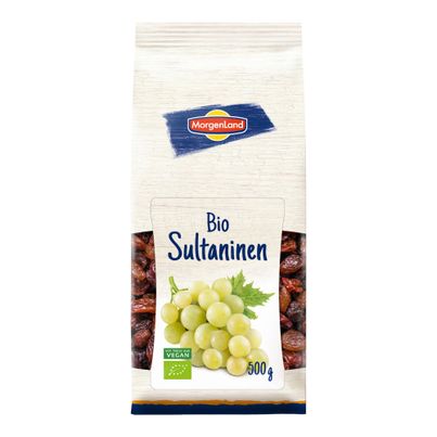 Bio Sultaninen geölt getrocknet 500g - 6er Vorteilspack von Morgenland