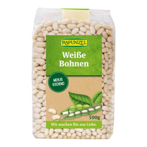 Bio Bohnen weiss 500g - 6er Vorteilspack von Rapunzel Naturkost