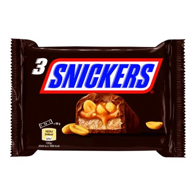 Riegel Multi-Pack 3er 150g - 34er Vorteilspack von Snickers
