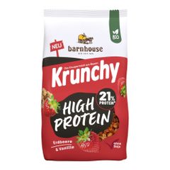 Bio Krunchy High Protein Erdbeere 450g - 6er Vorteilspack von Barnhouse