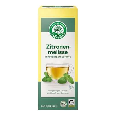 Bio Kräutertee Zitronenmelisse 20 Beutel 30g von Lebensbaum