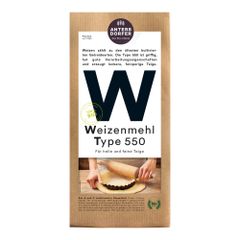 Bio Weizenmehl Type 550 1000g - 6er Vorteilspack von Antersdorfer Mühle