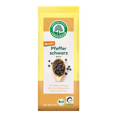 Bio Schwarzer Pfeffer ganz 50g von Lebensbaum