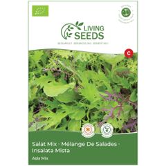 Bio Asia Salat Mix 5.6g Saatgut von Living Seeds