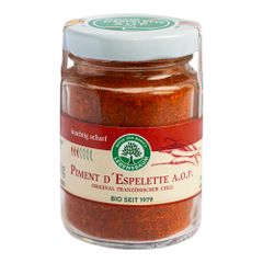 Bio Poudre de Piment d'Espelette 50g - 4er Vorteilspack von Lebensbaum