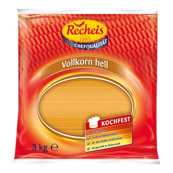 Recheis Vollkorn hell Spaghetti 3000g