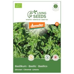 Bio Zitronen-Basilikum 4.1g Saatgut von Living Seeds