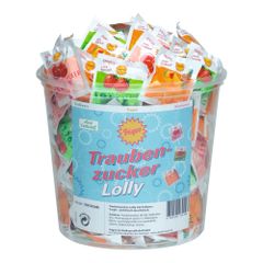 Traubenzucker Lolly 100Stück von Frigeo