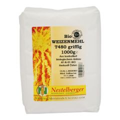 Bio Weizenmehl T480 griffig 1000g von Nestelberger