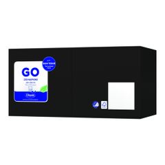 Servietten schwarz 3lg 24x24 250ct von Duni