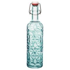 Glasflasche Oriente blue 1000ml von Bormioli