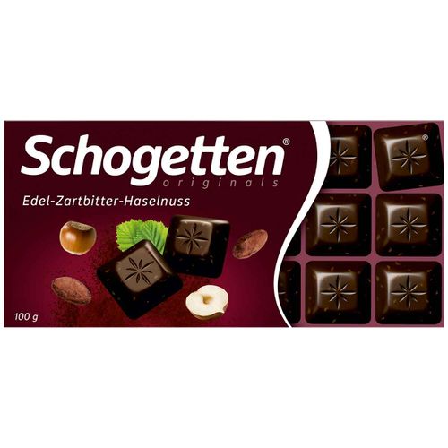 Zartbitter Haselnuss 100g