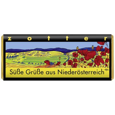 Bio Schokolade Grüße aus Niederösterreich 70g - 10er Vorteilspack von Zotter