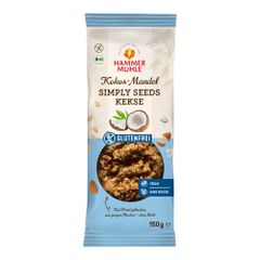 Bio Kokos-Mandel Simply Seeds Keks 150g - 7er Vorteilspack von Hammermühle Organic