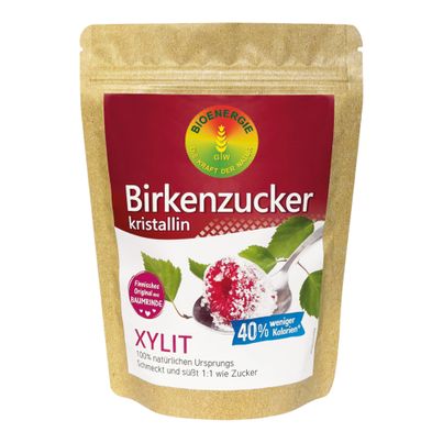 Bio Birkenzucker Standbeutel 500g - 8er Vorteilspack von Bioenergie Wagner