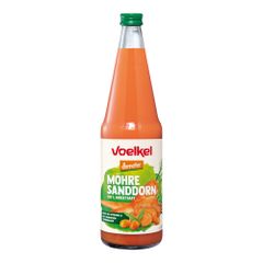 Bio Möhre-Sanddorn-Saft Direkts.MW 700ml - 6er Vorteilspack von Voelkel