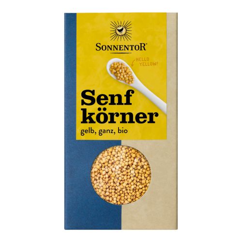 Organic mustard seeds yellow 120g - value pack of 6 from Sonnentor