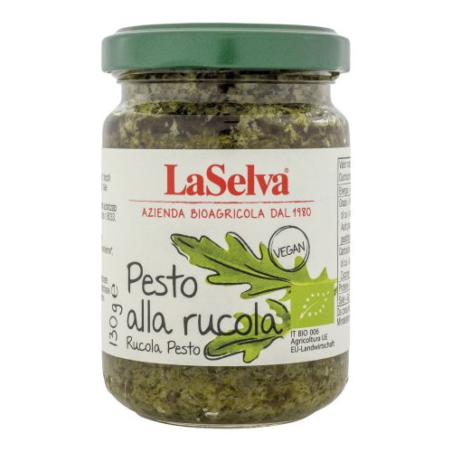 Organic Pesto alla Rucola 130g - value pack of 6 from La Selva