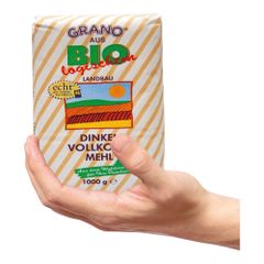 Bio Weizen Vollkorn Mehl 1000g - 10er Vorteilspack von Dyk-Mühle