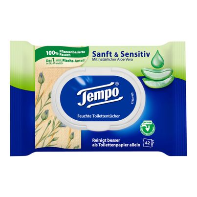 Toilettenpapier feucht 42ct von Tempo