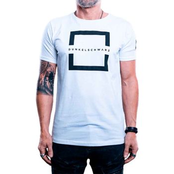 Dunkelschwarz T-Shirt DS-1 FRAME white