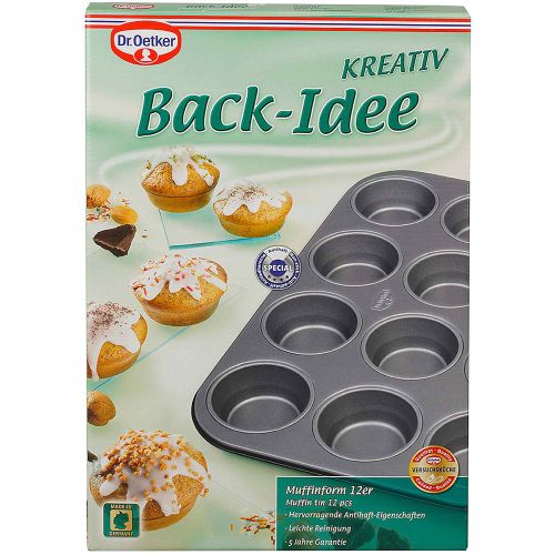Dr. Oetker muffin tin 12 cups - 1 piece