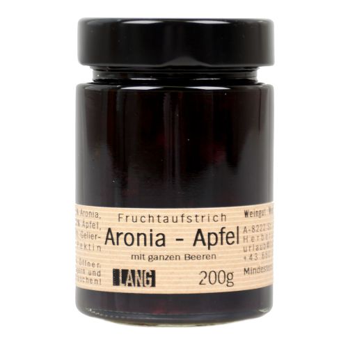 Aronia Apfel Fruchtaufstrich 200g von Weingut Wolfgang Lang