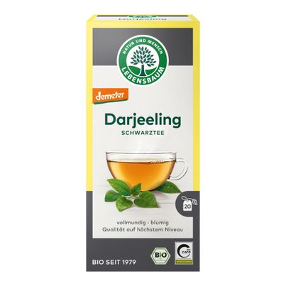 Bio Darjeeling Schwarztee á 2g - 12er Vorteilspack von Lebensbaum