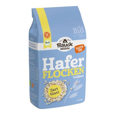 Bio Haferflocken Zartblatt glf. 425g - 6er Vorteilspack von Bauck Mühle