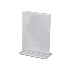 Aufsteller T-form A6 hoch von Eremit