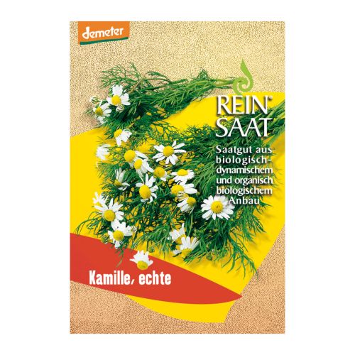 Bio Kamille echt Saatgut - 1 Beutel - 5er Vorteilspack von Reinsaat