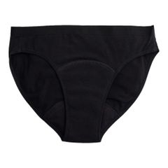 Periodenslip Bikini schwarz - Teens Collection - leichte Saugkraft - aus Bio-Baumwolle von ImseVimse