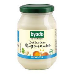 Bio Delikatess Mayonnaise mit Bio-Ei 250ml - 6er Vorteilspack von Byodo