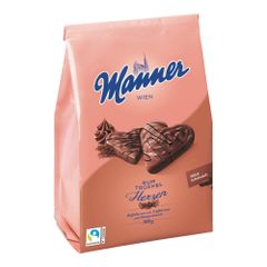 Manner rum truffle hearts - 300g