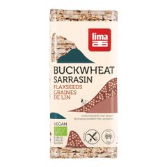 Bio Buchweizenwaffeln Leinsamen 130g - 12er Vorteilspack von Lima
