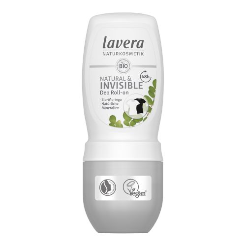 Bio Deo Roll-On Invisible 50ml - 4er Vorteilspack von Lavera Naturkosmetik