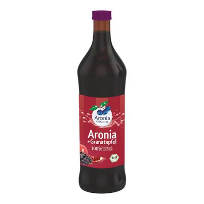 Bio Aronia-Granatapfel-Saft EW 700ml - 6er Vorteilspack von Aronia Original