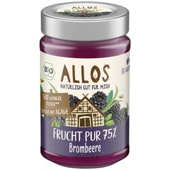 Bio Fruchtaufstrich 75% Brombeere 200g - 6er Vorteilspack von Allos