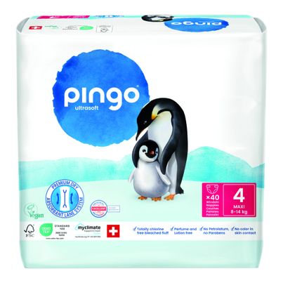 Bio Windeln Maxi Nr. 4 40ct von Pingo Swiss