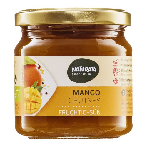 Organic Mango Santara Chutney 225g - value pack of 6 from Naturata