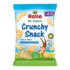 Bio Crunchy Snack Hirse 25g - 8er Vorteilspack von Holle