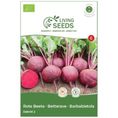 Bio Rote Bete Detroit 2 8.6g Saatgut von Living Seeds