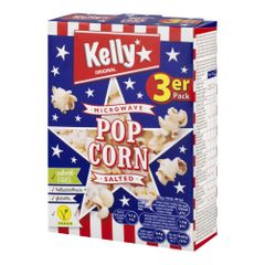 Microwave Popcorn salted 3x90g from Kellys
