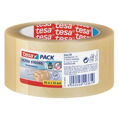 Klebeband farblos PVC 50mm/66m 1Stück von Tesa