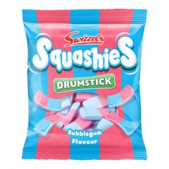 Squashies Bubblegum 140g - 12er Vorteilspack von Swizzels