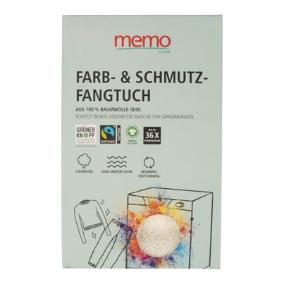 Organic color and dirt trapping cloth 1 piece from Memo