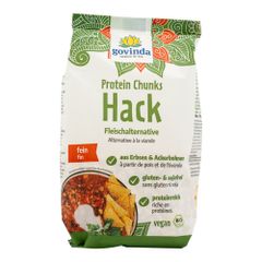 Bio Protein Chunks Hack 125g - 6er Vorteilspack von Govinda