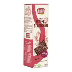 Bio Waffelblättchen Zartbitter 125g - 6er Vorteilspack von Rosengarten